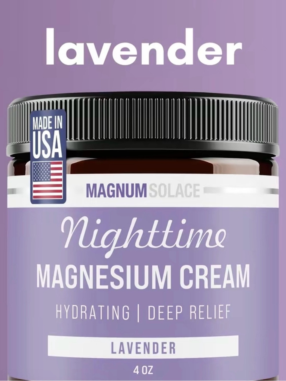 Nighttime Magnesium Cream - Lavender (Lavender)